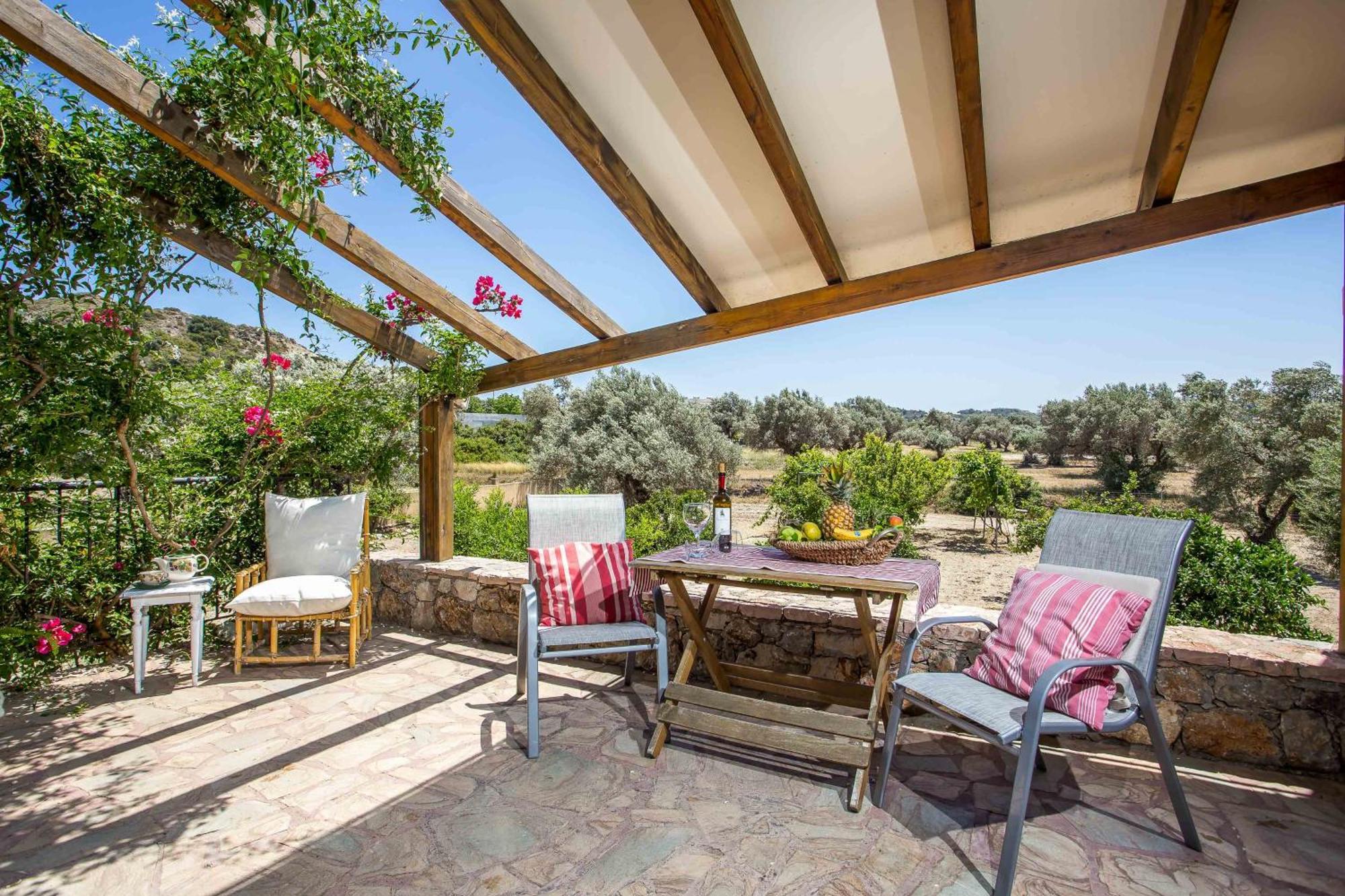 Sunny Countryside Villa - With Private Pool ファリラキ エクステリア 写真